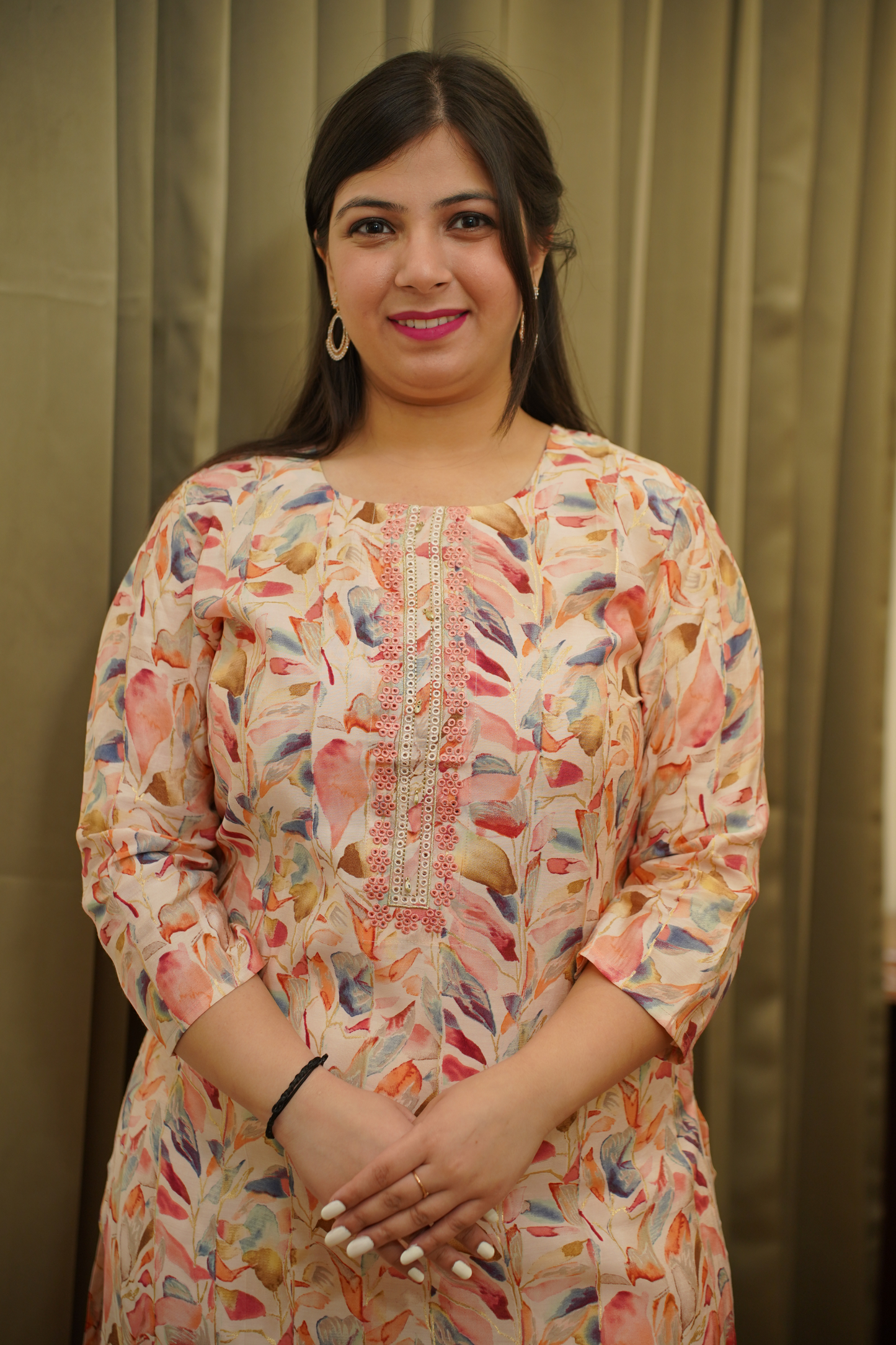 Floral Print Kurta Set