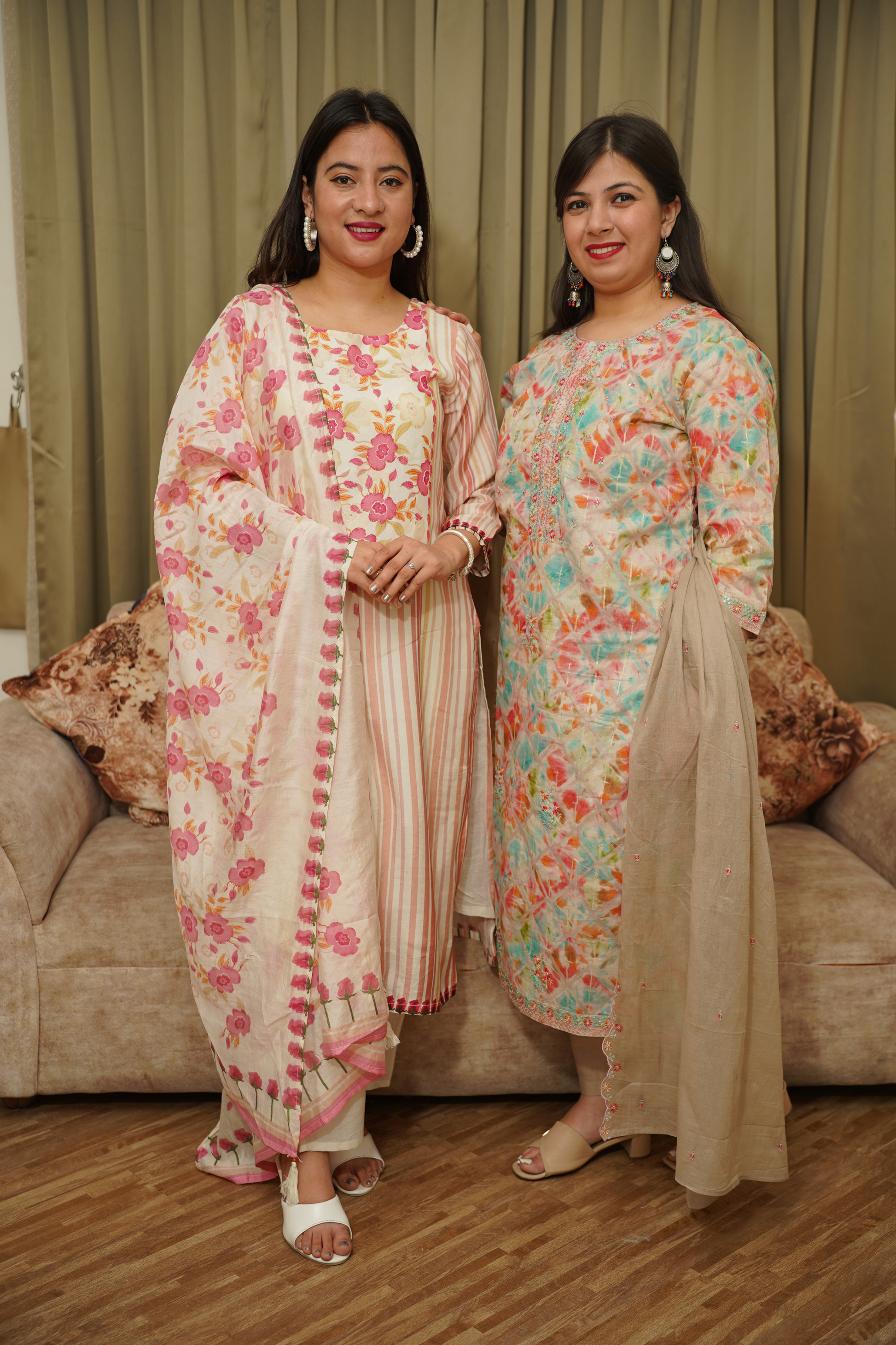 Floral Print Kurta Set