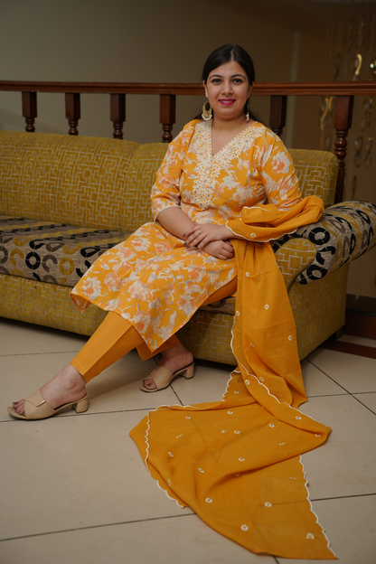 Cotton Kurta Sets With Dupatta