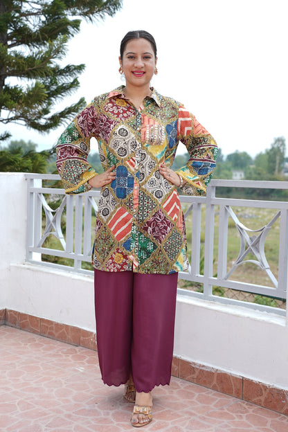 Printed Co ord Set