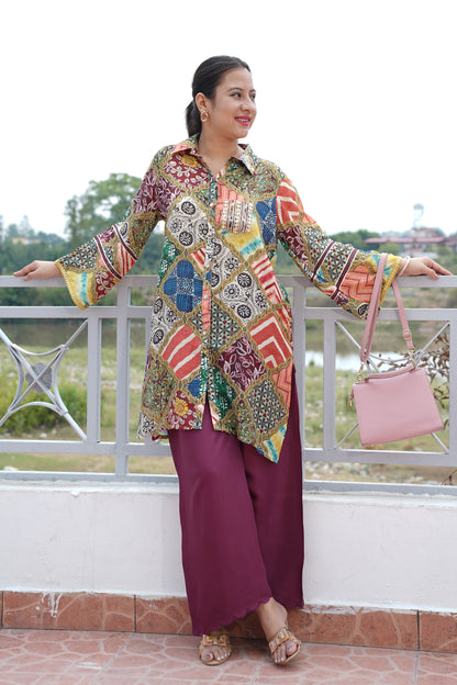 Printed Co ord Set