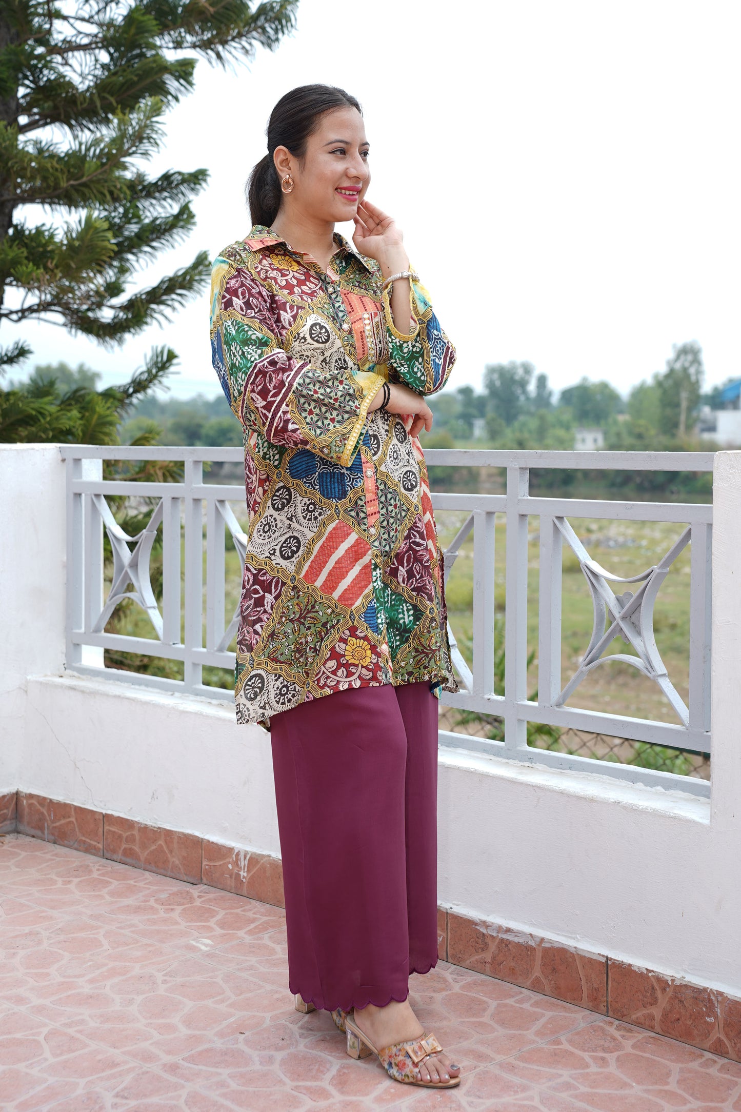 Printed Co ord Set