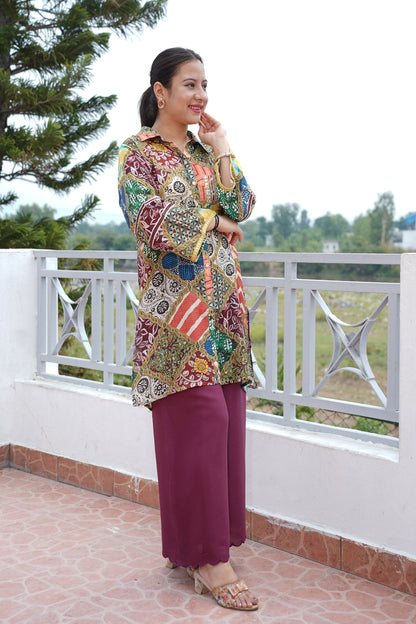 Printed Co ord Set